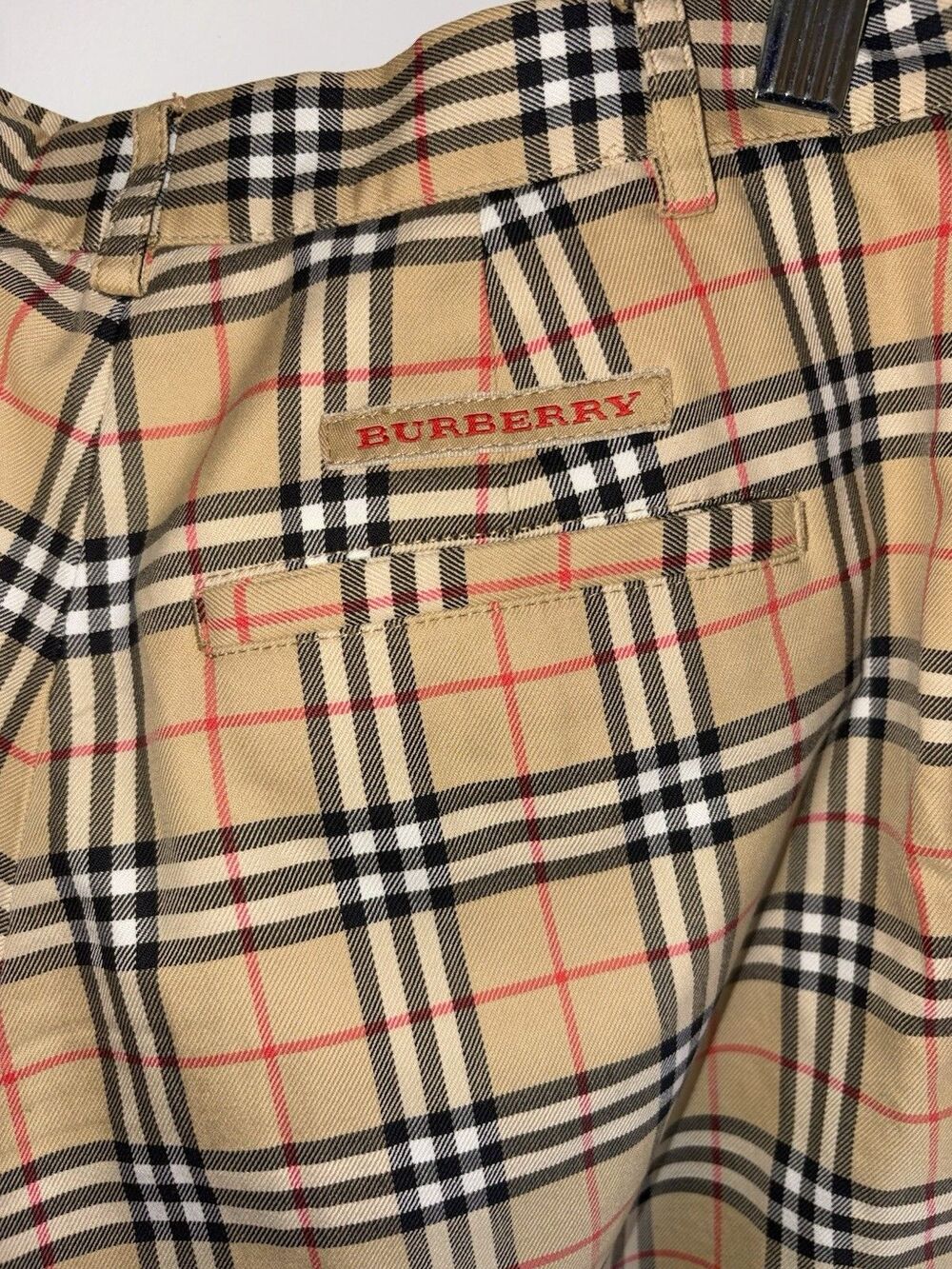 Burberry Women's Plaid Check Golf Pants - Size 4 - Picture 4 of 7
